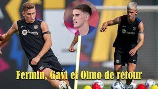 Gavi,Olmo et Fermin, disponibles contre Séville?Thiago Santos et Alvaro Carreiras pistés par Barça?