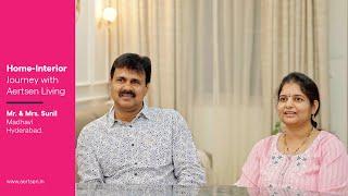 Crafting Comfort - Sunil and Madhavi's Delightful Journey, Hyderabad by Aertsen Living | Testimonial