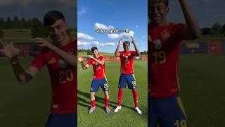 Lamine Yamal and Pedri connection test  #adidas #footballl #lamineyamal #pedri