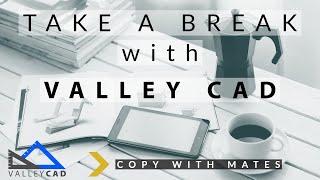 Copy With Mates | Take a Break with Valley CAD | SOLIDWORKS Training