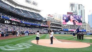 Star Spangled Banner - San Diego Padres - Gina Rye, May 2017