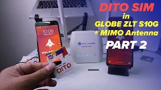 DITO SIM in ZLT S10G part 2 (BAND LOCKING then SPEED TEST) - Tisa Cebu City