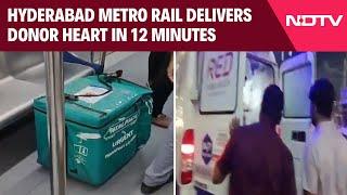 Hyderabad News | Hyderabad Metro Green Corridor Delivers Donor Heart In 12 Minutes, Saves Life