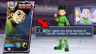 MOONTON, THANK YOU FOR (EARLY ACCESS) OF THIS NEW HUNTER X HUNTER DYRROTH GON SKIN!!