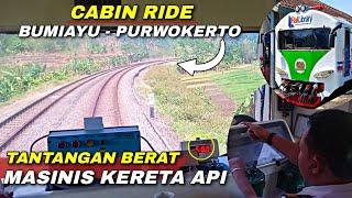 TANTANGAN TERBERAT MASINIS LEWAT JALUR EXTREME ! CARA MASINIS MENJALANKAN KERETA API HARUS FOKUS !