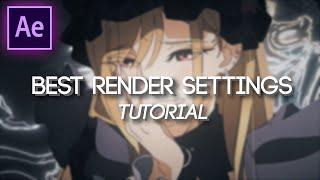 Best Render Settings For Youtube/Instagram | After Effects AMV Tutorial