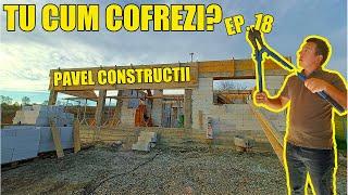 Am cofrat scara si arcadele din beton!