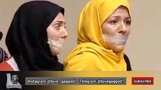 persian mother and daughter gagged