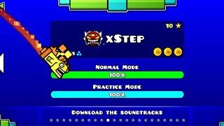 Прохождение уровня xStep в Geometry dash