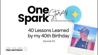 40 Lessons Learned by my 40th Birthday