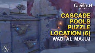 Cascade Pools Puzzle Location (6) - Wadi Al-Majuj | Genshin Impact