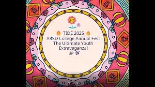 TIDE 2025 | ARSD College का सबसे बड़ा वार्षिक उत्सव Annual Fest | The Ultimate Youth Extravaganza!