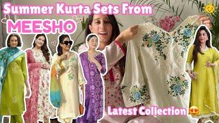 Meesho Haul | *HUGE* Meesho Kurta Sets Haul | Stylish & Affordable  | Tryon | #meesho #meeshohaul