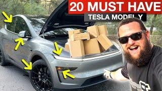Tesla Model Y Refresh 20 Must Have Accessories!!