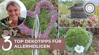 DIY - NATÜRLICHE & BESONDERE GRABDEKORATION - MEINE 3 TOP TIPPS