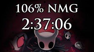 Hollow Knight 106% NMG speedrun in 2:37:06