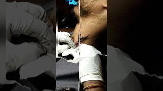 Neck Tattoo| Phoenix Design| Best Tattoo| Small Colour Tattoo|#tattoo #viral #ink #phoenix #shorts