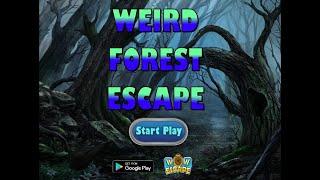 weird forest escape video walkthrough