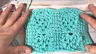 Tunisian Crochet: // pinecone stitch