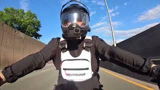 Day or Night ride, I always wear my chest rig from #motoloot