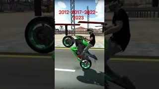 2012-2017-2022-2023 bikes stand and bikes shorts of #pradip debnath#youtube#shorts