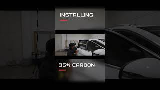Transforming Front Windows with 35% Carbon Film! ⬛️