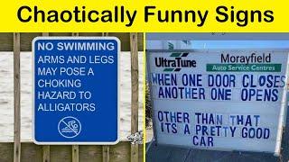 Chaotically Funny Signs (NEW) || Funny Daily