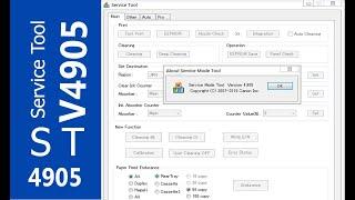 Reset canon ST v.4905 Service Tool, Reset ST V4905 Vĩnh viễn máy in Canon G1000 G2000 G3000 G4000