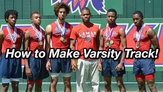 How to Make Varsity Track | How to Make The Varsity Track Team as a Freshman