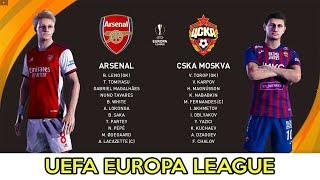 ARSENAL VS CSKA MOSKVA | MASTER LEAGUE PES 2021 GAMEPLAY PS4 HD 60FPS | UEFA EUROPA LEAGUE | #1