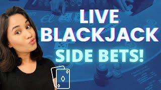  LIVE: $1K BLACKJACK WITH SIDE BETS! CAN WE GET TRIPS AGAIN?!