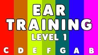 EAR TRAINING GAME Level 1 - Learn & Guess the Notes (C Major Scale)