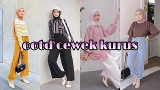 Tips cara berpakaian OOTD HIJAB remaja bertubuh kurus