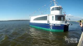 Катамаран "Любовь Иванова" Спуск на воду / Catamaran