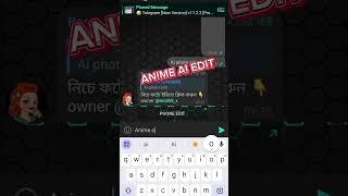 Anime Ai photo edit telegram bot |  Top 10 Telegram Free Bot Mining | Best Tap To Min Bot