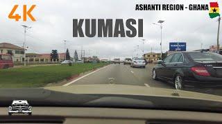 Sofoline Road Drive from Tanoso in Kumasi Ghana 4K