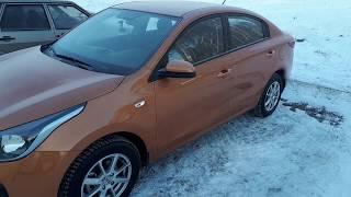 Запуск Kia Rio 2017 в мороз.