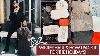 WINTER FASHION HAUL & HOW I PACK FOR THE HOLIDAYS! | Lauren Elizabeth