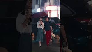 4K_Young lovers hang out late at night in China. real China. street walking. Street view. #shorts