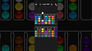 Ball Sort Colour Water Puzzle Solution Level 1999