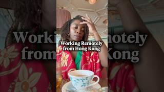 Remote work as a Soft Girl in Hong Kong