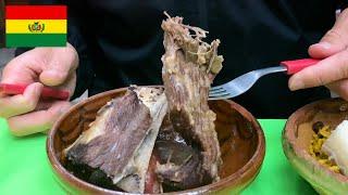 Sopa de Mani, Chicharron con Kukuruzo, and Keperi