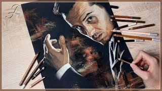 Jim Moriarty (Andrew Scott) - Sherlock | Pastel Portrait Drawing Painting