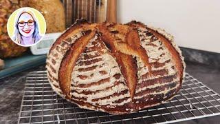 Perfektes Bauernbrot mit Sauerteig & Hefewasser, Rezept & Anleitung für leckeres, hausgemachtes Brot