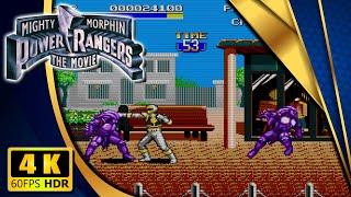 Mighty Morphin Power Rangers: The Movie (Mega Drive | Genesis) 【Longplay】