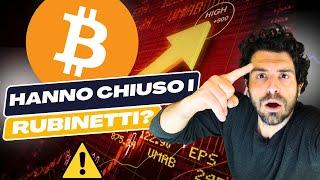 BITCOIN ETF hanno smesso di COMPRARE! Cosa sta cambiando nel mondo Crypto?