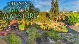 NEW Disneyland Tiana’s Bayou Adventure Full Ride and Detailed Queue POV Disneyland Resort 2024