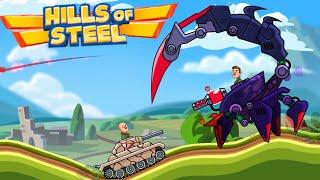 Маленький танчик против гигантов Hills of Steel Событие самоцветная мания Clone Tanks #2