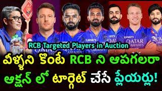 RCB team targeted players in IPL 2025 || Rcb target players || ipl auction