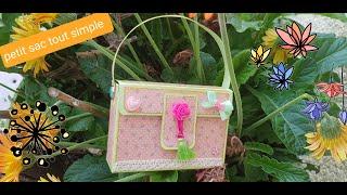 comment faire une boite cadeau en forme de sac à main simplissime  #boite #scrap #cartecadeaux